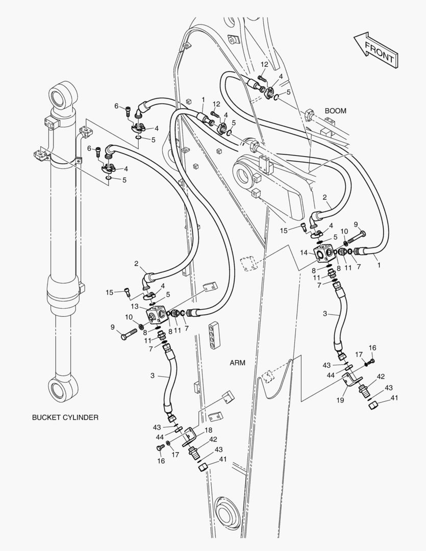 Спецтехника 6500 ARM PIPING - CLAMSHELL(ARM 2.9m) - главное фото