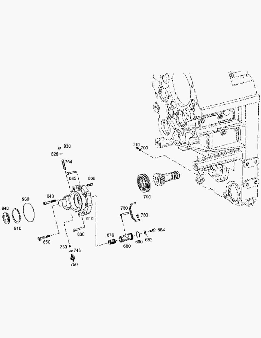 G070-46 AXLE; DISCONNECTION