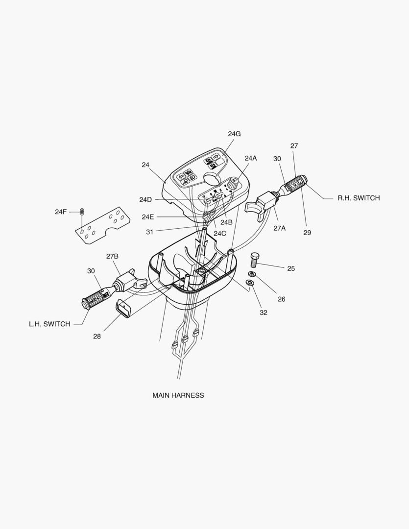 ЭЛЕКТРИЧЕСКИЕ ЗАПЧАСТИ(4)-КОНСОЛЬНАЯ КОРОБКА