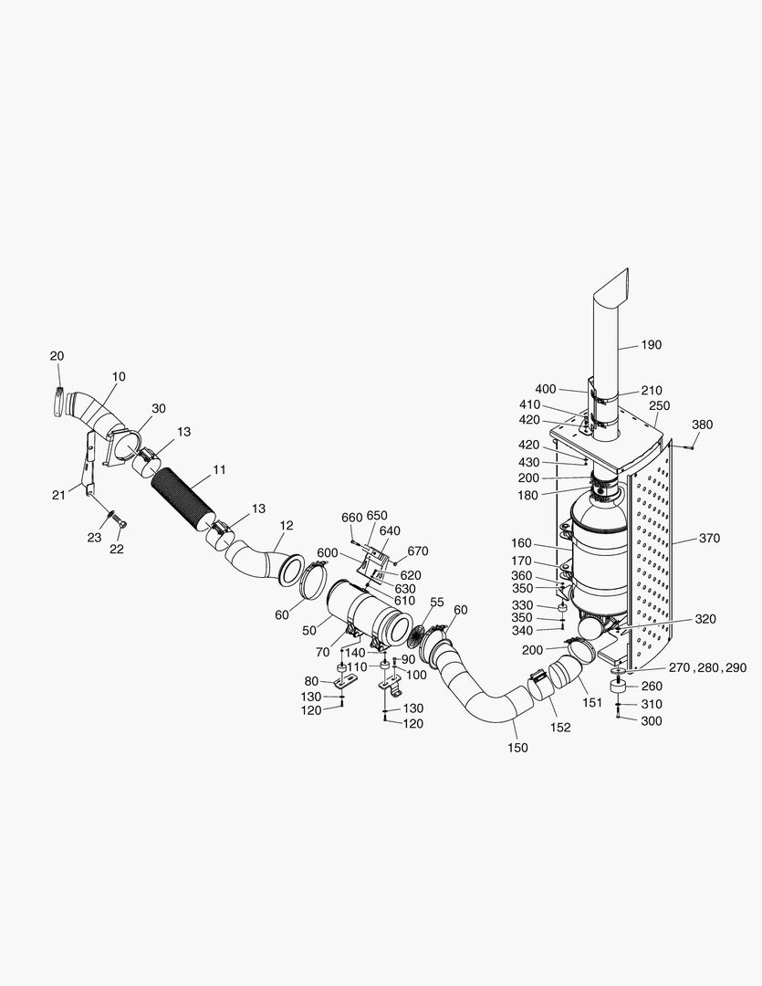 G051-4 EXHAUST SYSTEM