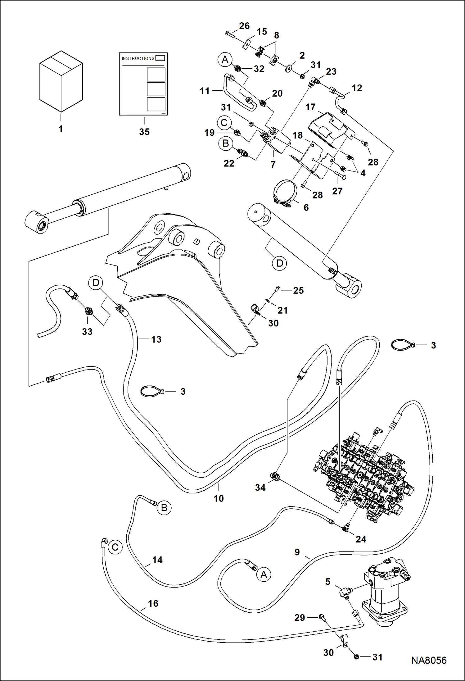 УСТРОЙСТВО УДЕРЖАНИЯ НАГРУЗКИ (КОМПЛЕКТ СТРЕЛ)