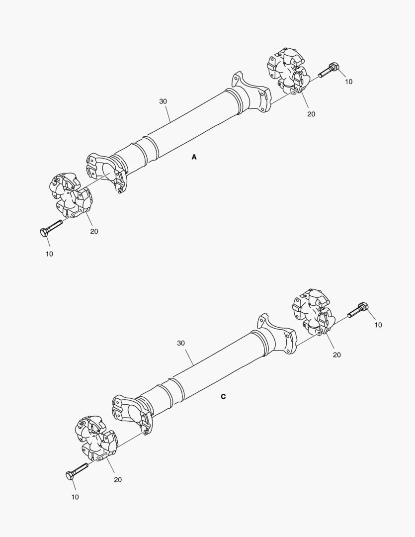 G110-6 INTERMEDIATE SHAFTS