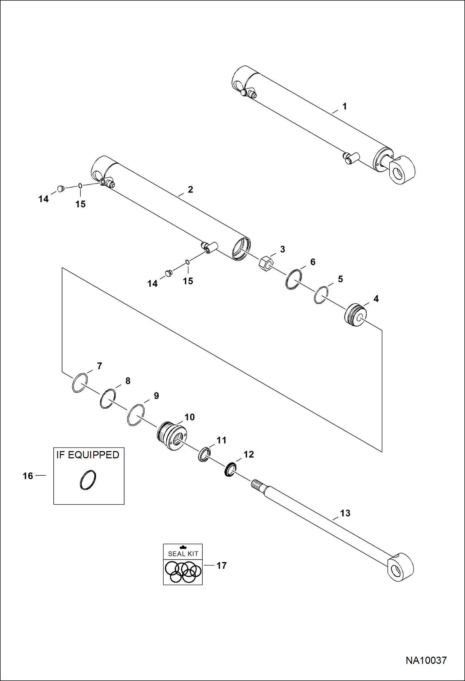 ЗАЖИМ (ГИДРОЦИЛИНДР) (КЛАСС 1L) (B3CE)