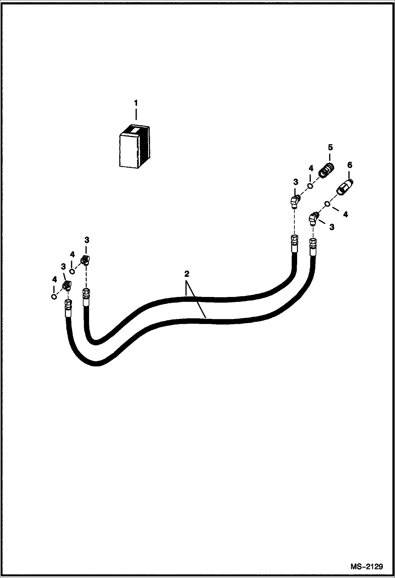 ГИДРОМОЛОТ (КОМПЛЕКТ ШЛАНГОВ) (HB580) (HB680) (HB880) (HB980) (HB1180) (HB1380) (HB2380) (ИСПОЛЬЗУЕТСЯ НА ПОГРУЗЧИКИ)