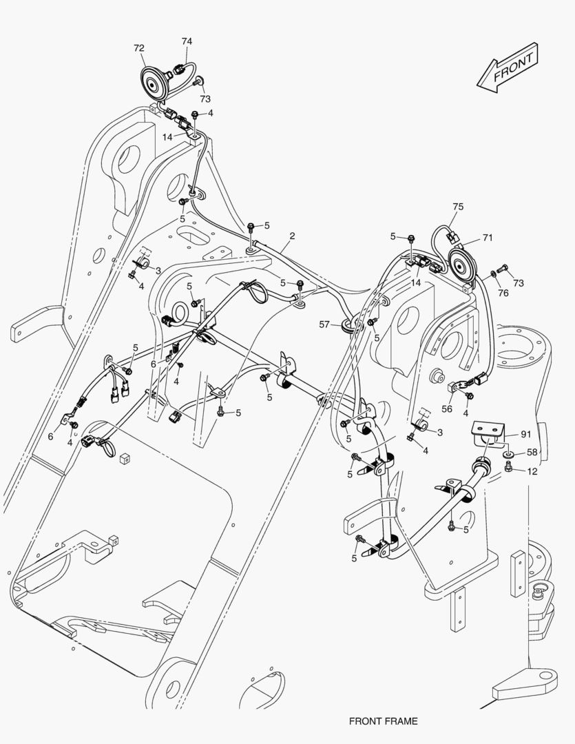 ЭЛЕКТРИЧЕСКИЕ ЗАПЧАСТИ - ФРОНТАЛЬНЫЙ