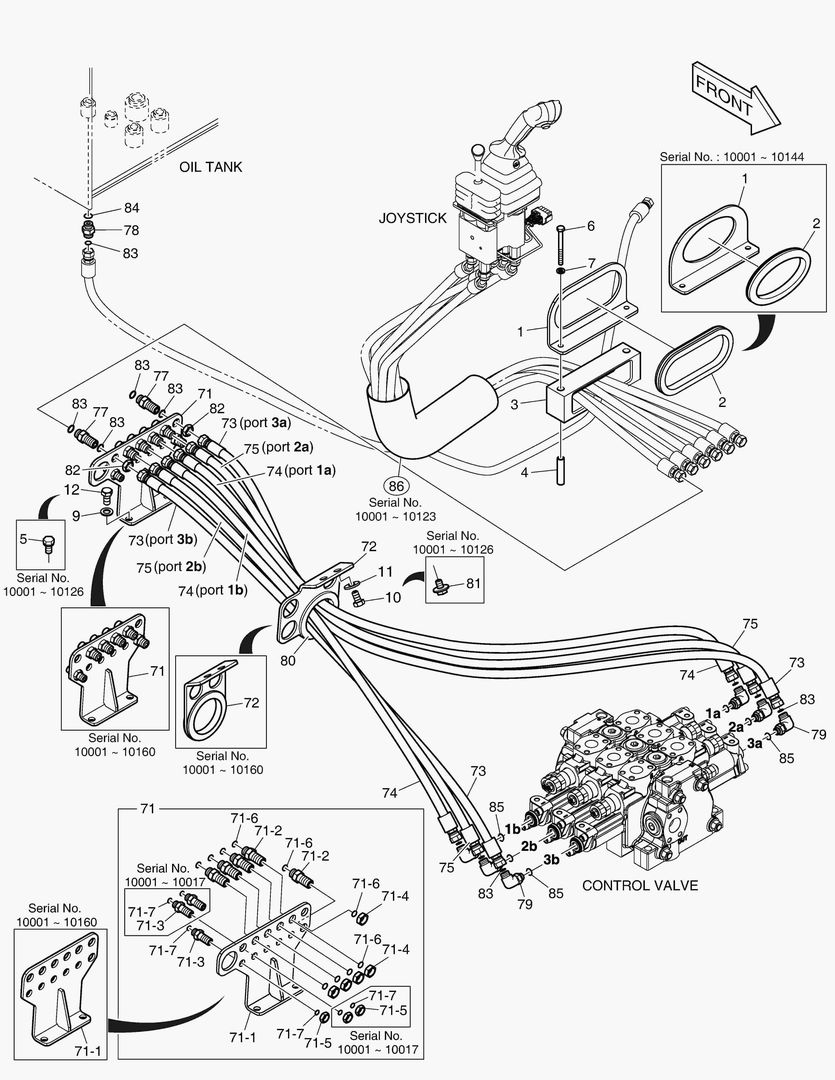 ТРУБОПРОВОД СЕРВОУПРАВЛЕНИЯ - 3-Й РЫЧАГ