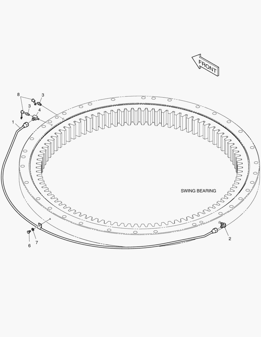 ТРУБОПРОВОД СМАЗОЧНОЙ СИСТЕМЫ