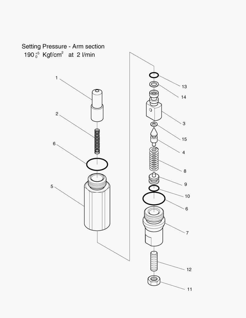 L ПРЕДОХРАНИТЕЛЬНЫЙ КЛАПАН В СБОРЕ