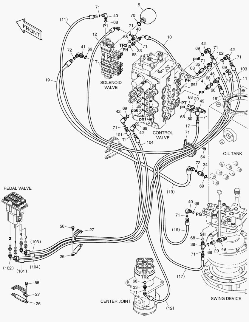 ТРУБОПРОВОД СЕРВОУПРАВЛЕНИЯ(2)