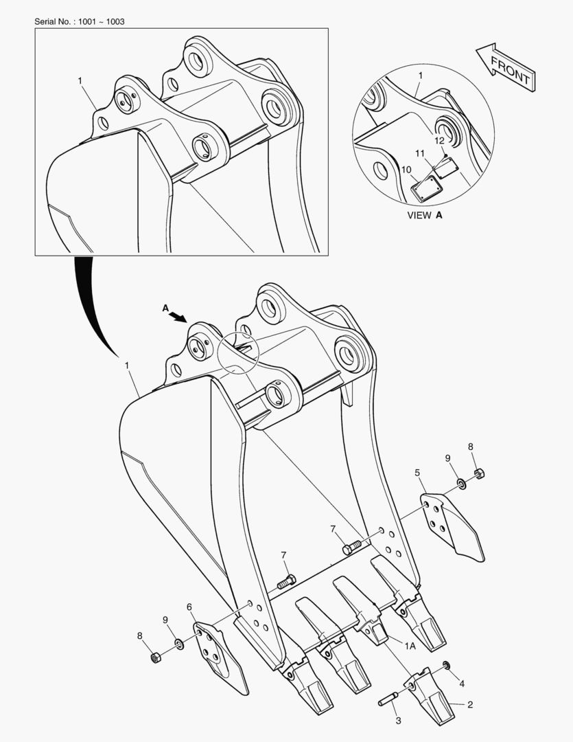 7000 BUCKET - 0.57mВі
