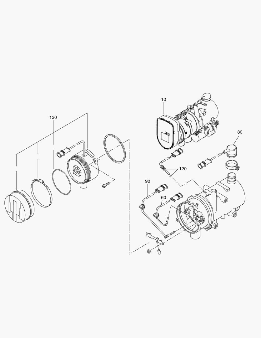Схема G500-46 PARKING HEATER, HEATER