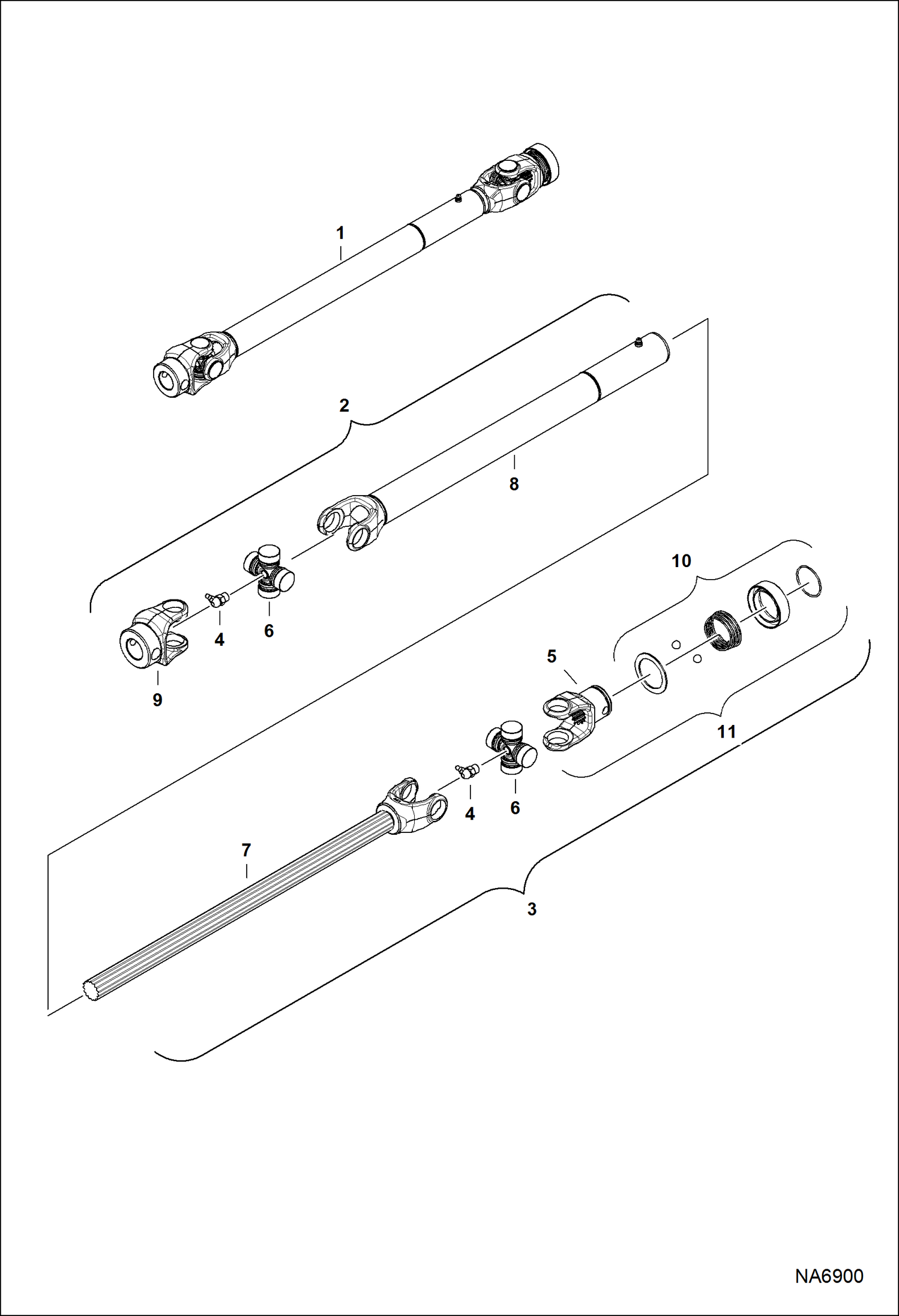 ГАЗОНОКОСИЛКА (ВАЛ ПРИВОДА) (66-- AW44)