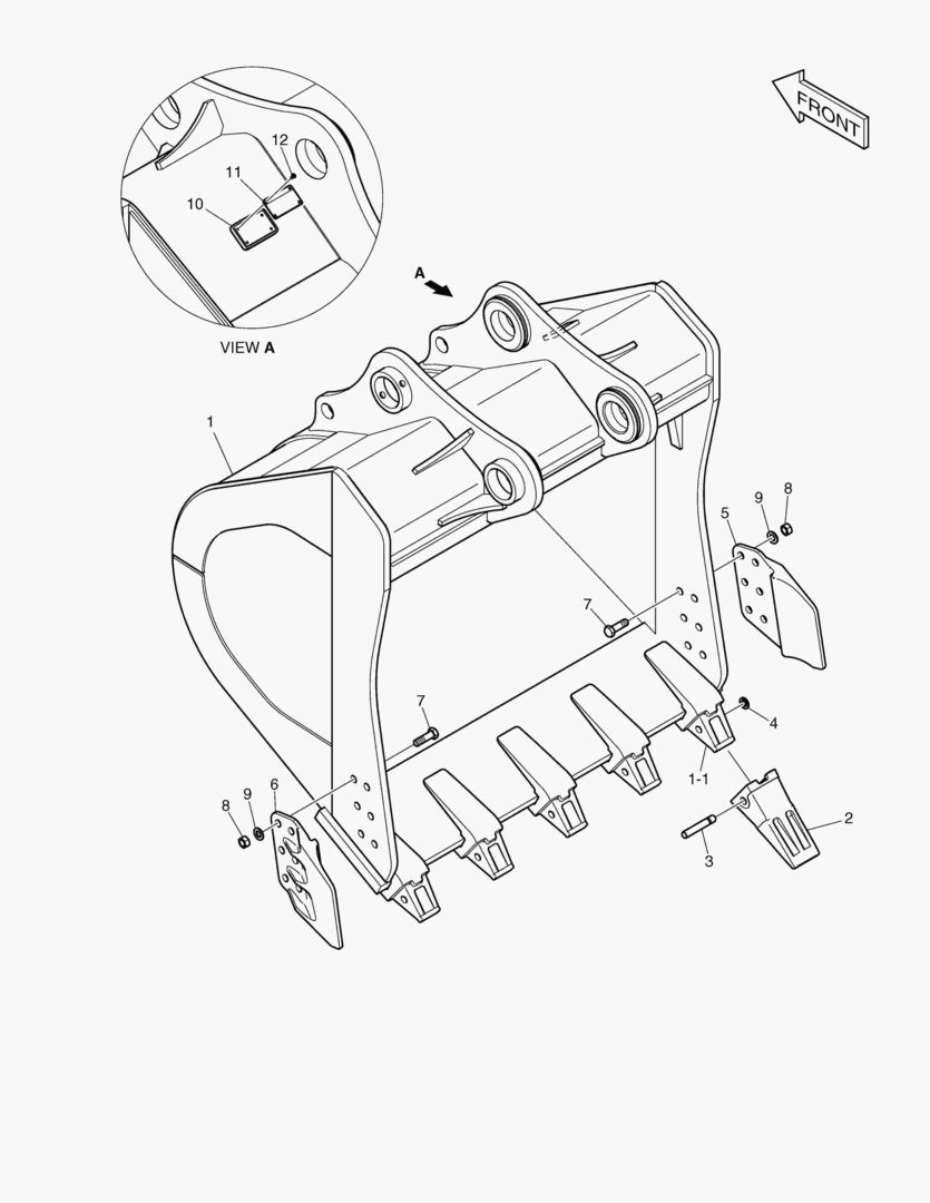 6900 BUCKET ASS`Y - 2.39mВі