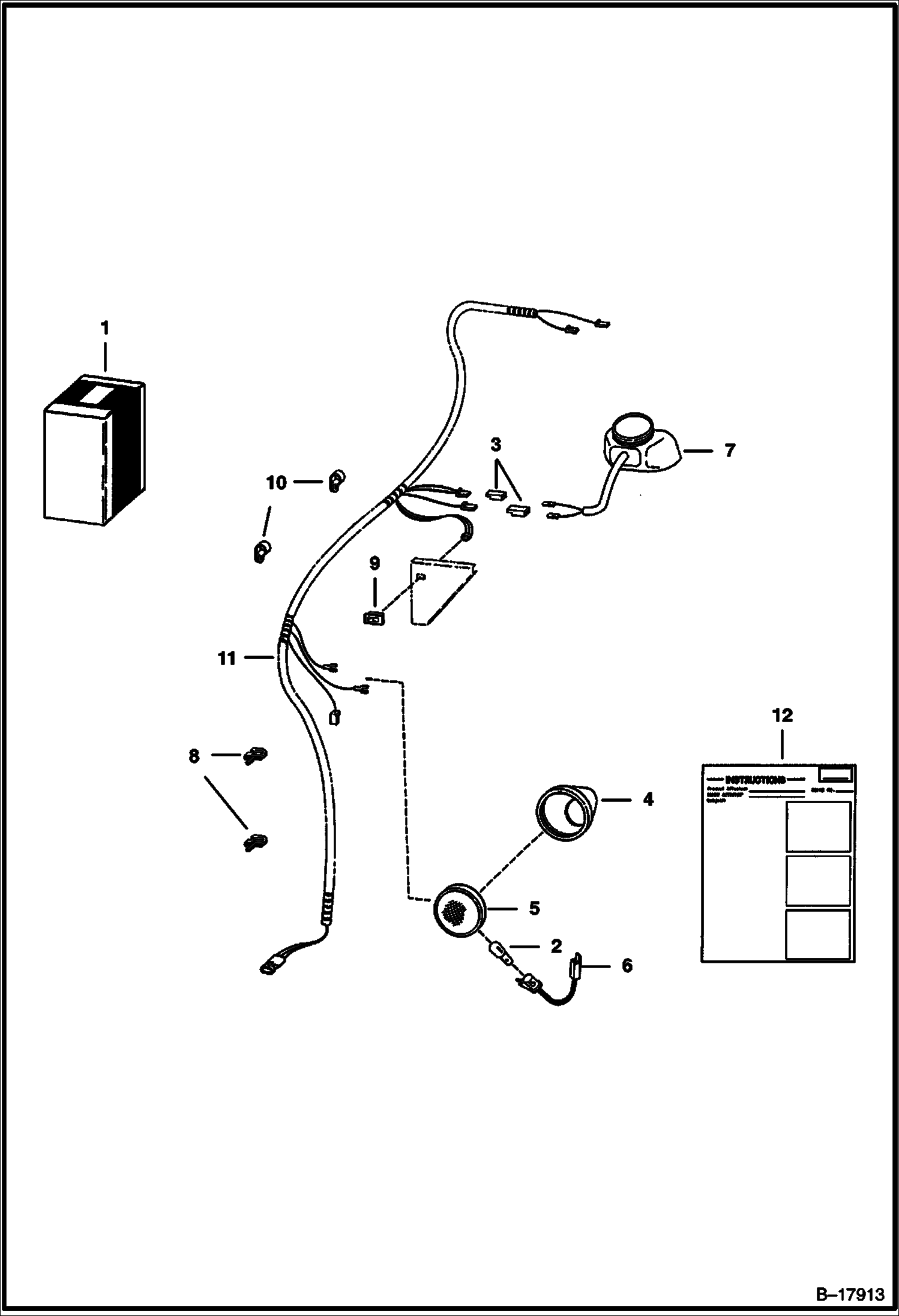 Схема КОМПЛЕКТ УСТРОЙСТВ ОСВЕЩЕНИЯ