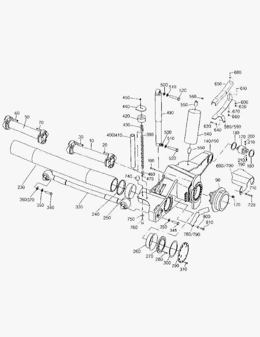 G250-10 FRONT AXLE SUSPENSION [810053~]