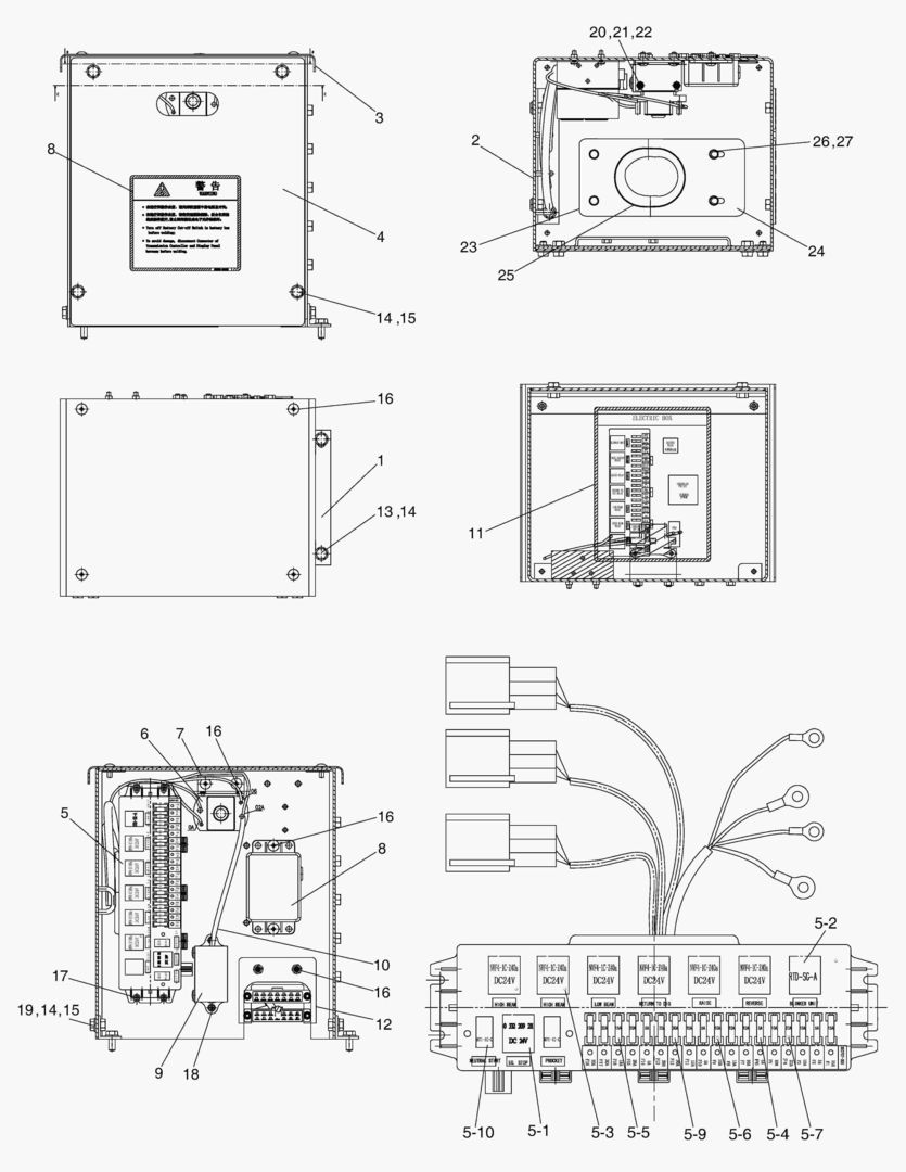 Спецтехника 5770 ELECTRIC PARTS - ELECTRIC BOX
