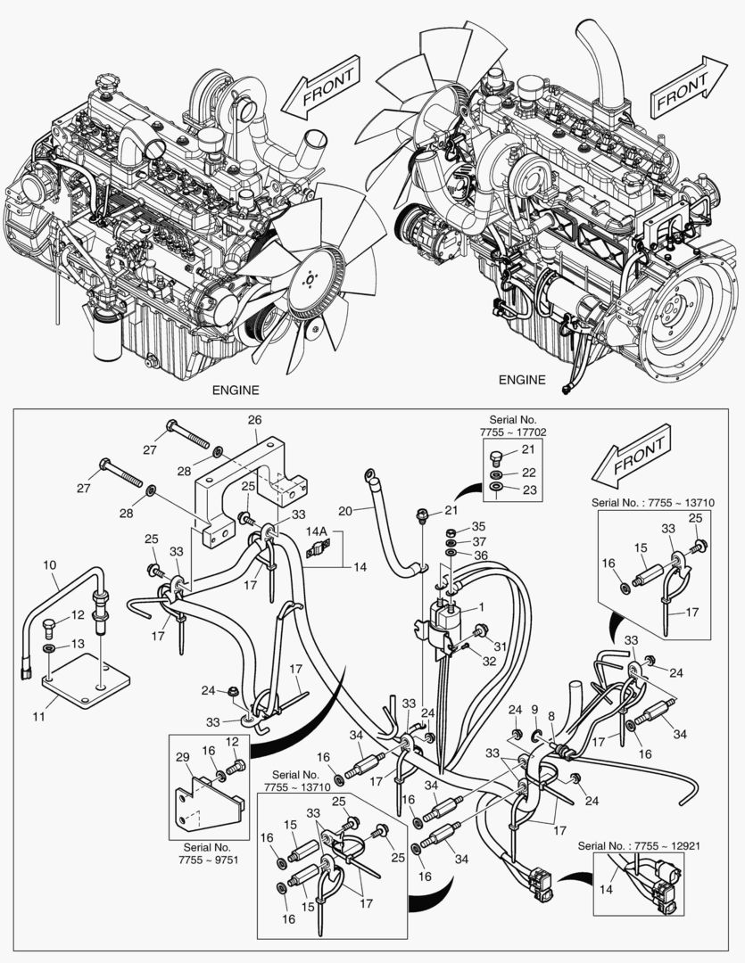 1731 ELECTRIC PARTS - ENGINE [7755~]