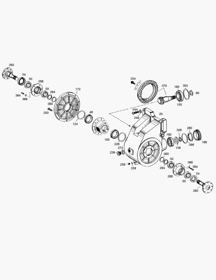 G021-1 FRONT AXLE DIFF. AS