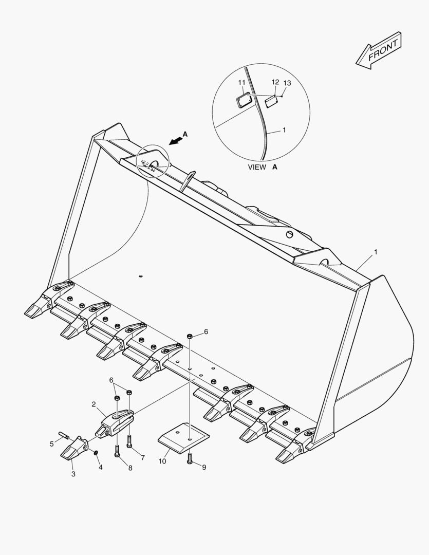 Схема 5570 BUCKET - 4.8гЋҐ SEGMENT