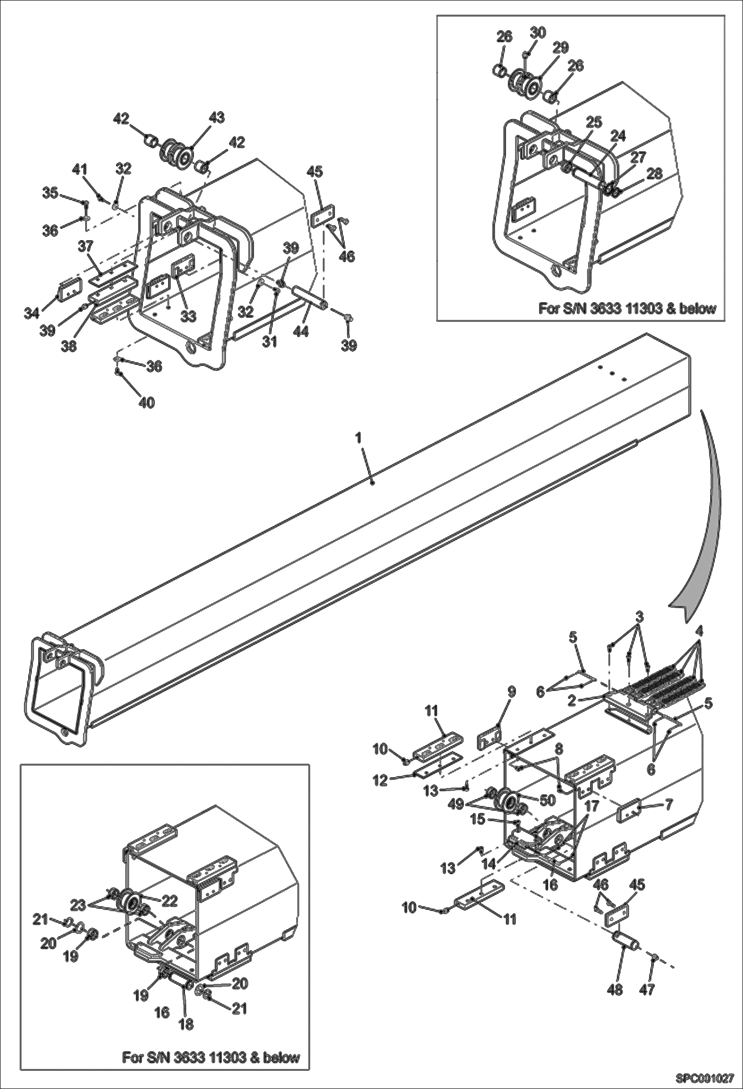ВТОРАЯ ПРОМЕЖУТОЧНАЯ СТРЕЛА (СЕРИЙНЫЙ НОМЕР 363311001 - 363312000)