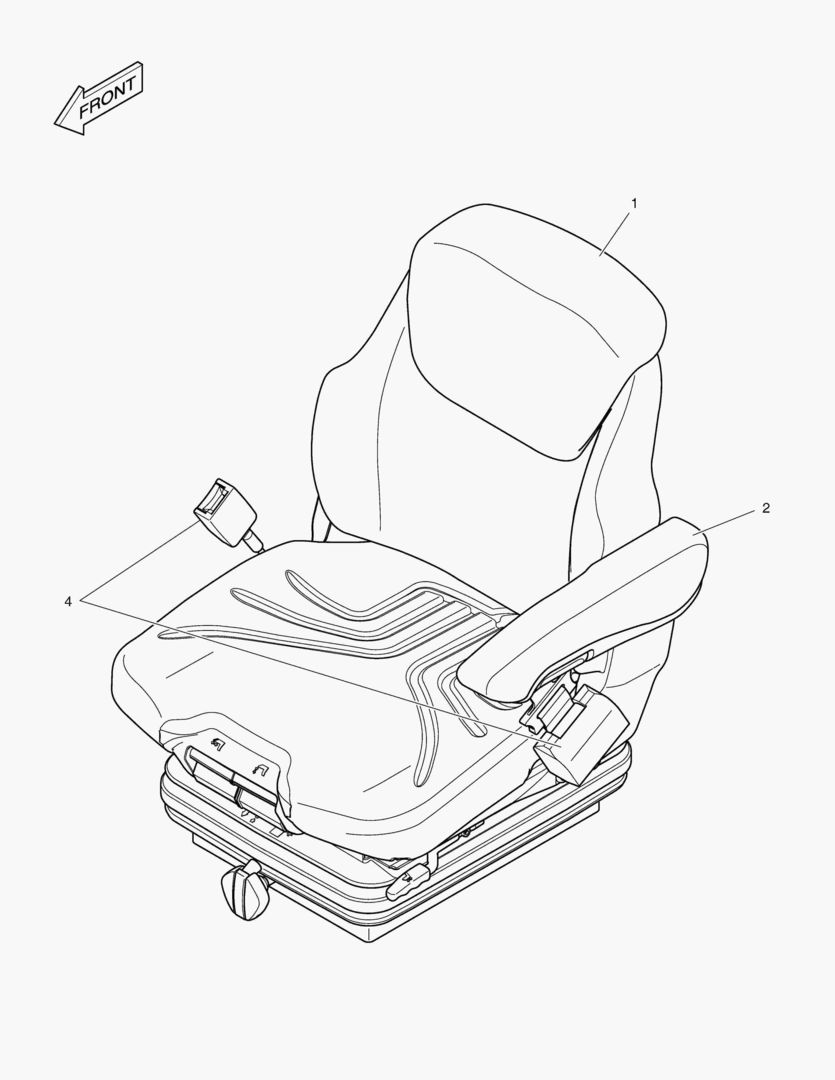 СИДЕНИЕ В СБОРЕ - МЕХАНИЧЕСКАЯ ПОДВЕСКА