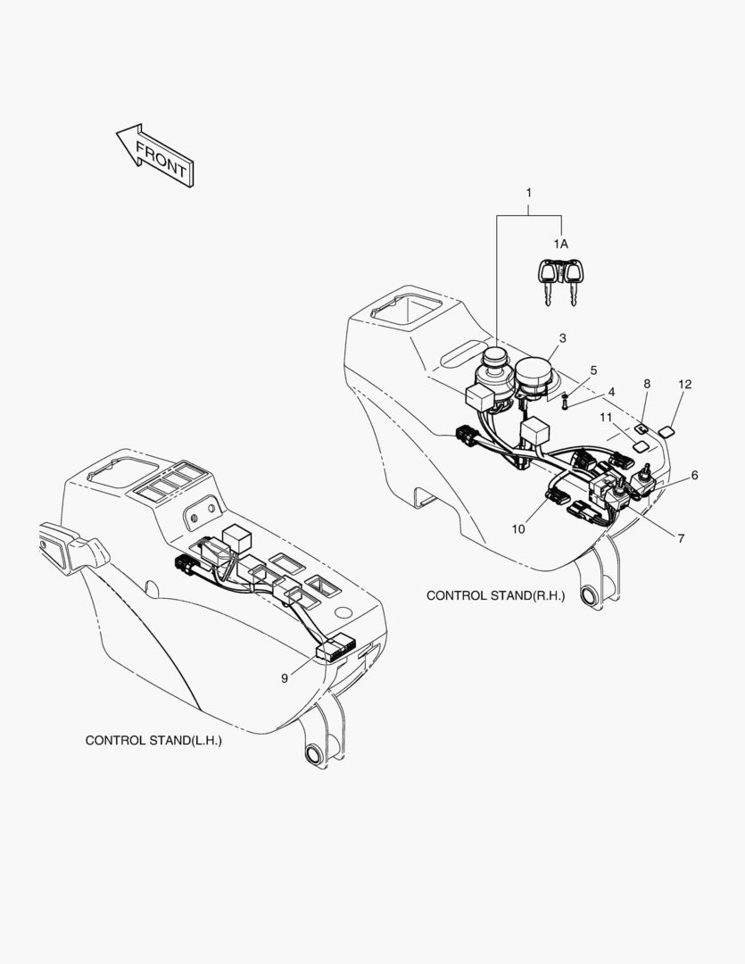 ЭЛЕКТРИЧЕСКИЕ ЗАПЧАСТИ - ПУЛЬТ УПРАВЛЕНИЯ
