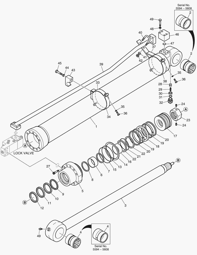 Спецтехника 4391 ARM CYLINDER - LOCK VALVE [5594~] - главное фото