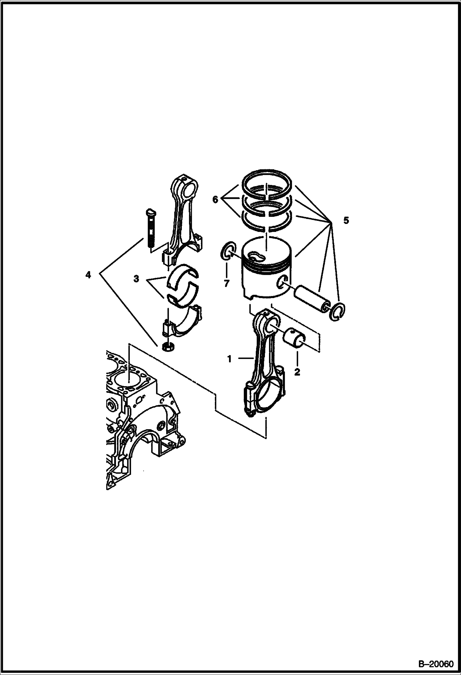 СОЕДИНИТЕЛЬНАЯ ТЯГА И ПОРШНИ