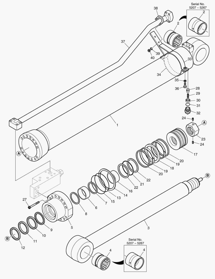 Спецтехника 4442 ARM CYLINDER - LOCK VALVE [5207~] - главное фото