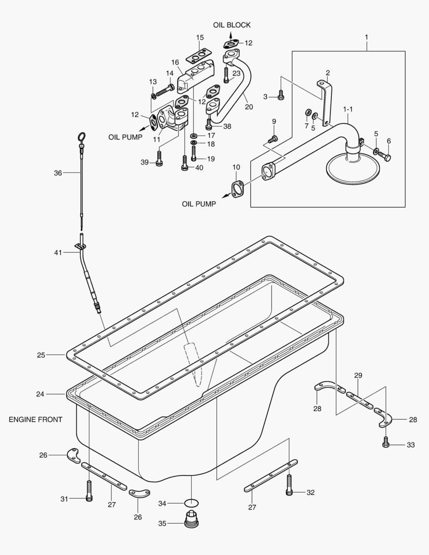019 OIL PIPE & OIL PAN