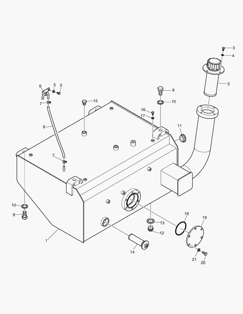 Спецтехника 1200 FUEL TANK
