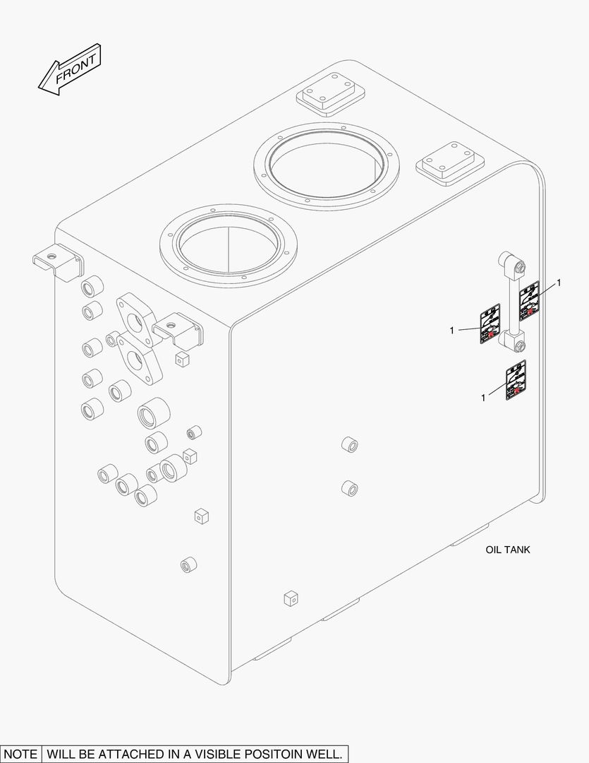 5270 DECAL - OIL CHECK