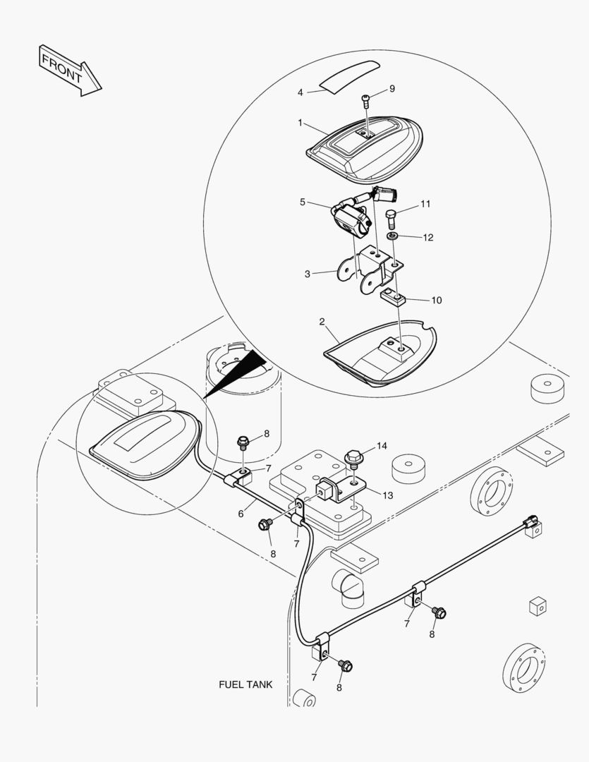 КАМЕРА БОКОВОГО ВИДА - БЕЗ ЗАЩИТНОГО ОГРАЖДЕНИЯ