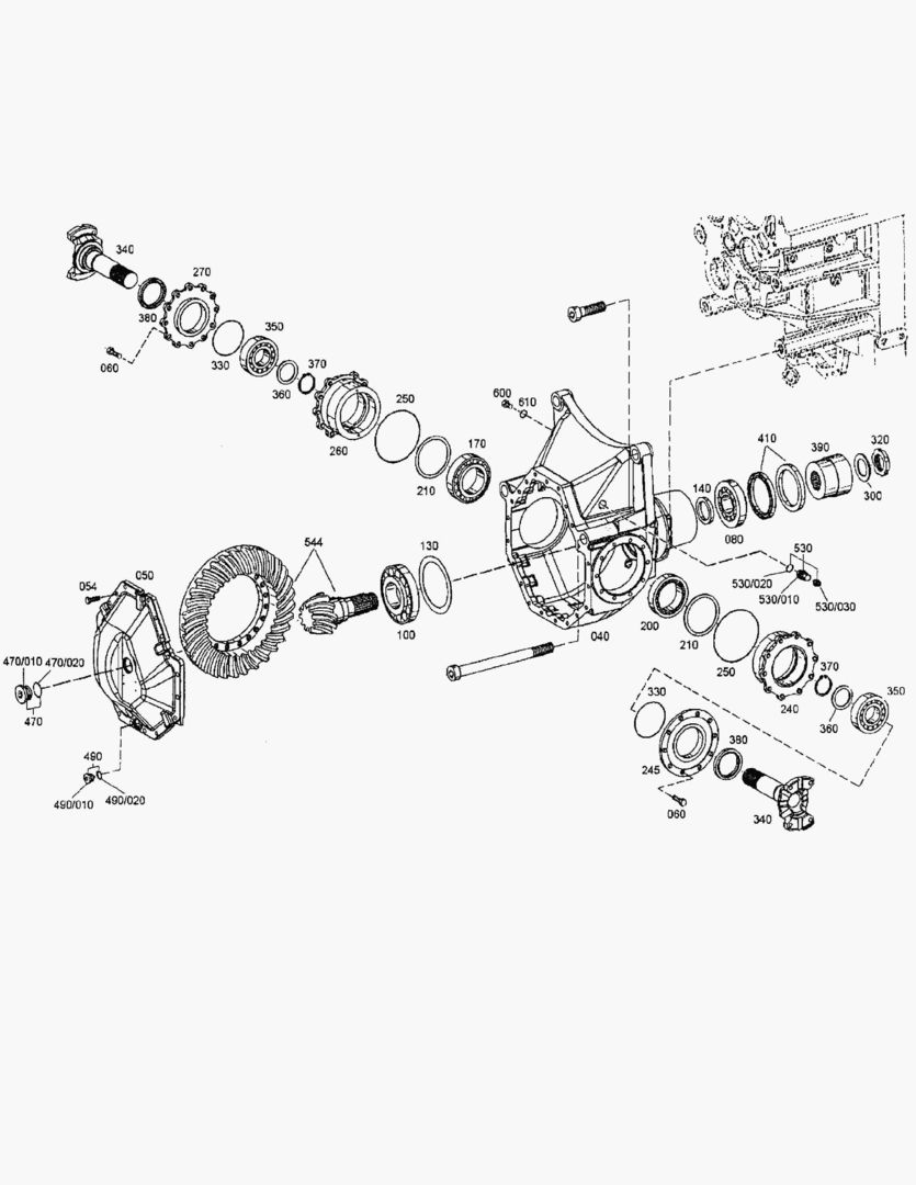 G070-86 DIFF. CARRIER