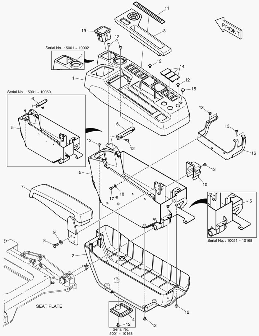 ПУЛЬТ УПРАВЛЕНИЯ - ПРАВОСТОРОННИЙ(СИСТЕМА ЗАЩИТЫ ПРИ ОПРОКИДЫВАНИИ)
