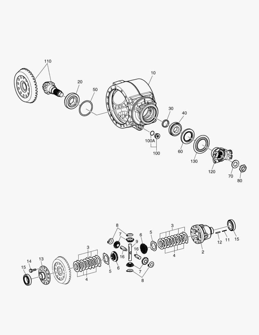 ДИФФЕРЕНЦИАЛ ВОДИЛА - ПЕРЕДНЯЯ ОСЬ
