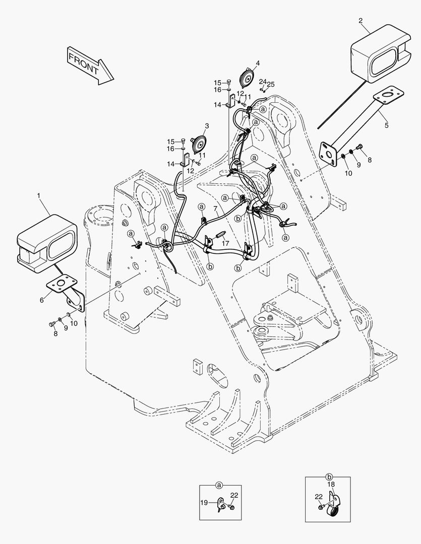 1250 ELECTRIC PARTS-FRONT
