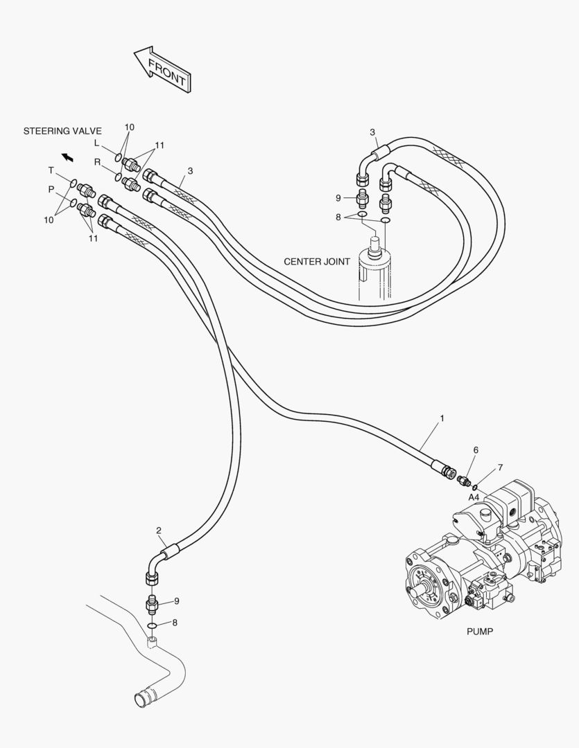 ПАТРУБКИ РУЛЕВОГО УПРАВЛЕНИЯ