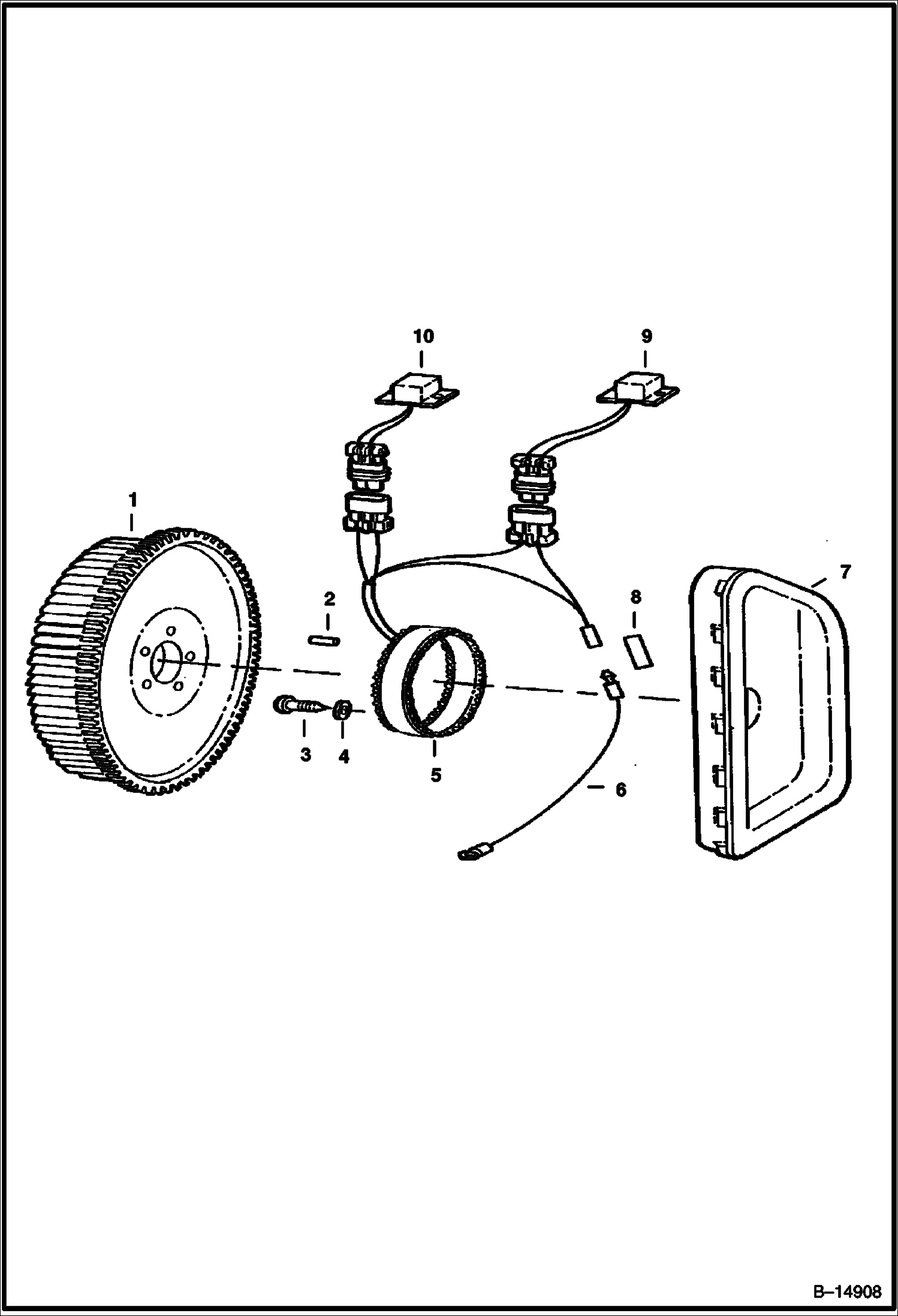 МАХОВИК ГЕНЕРАТОРА ПЕРЕМЕННОГО ТОКА WISCONSIN 2 СЕКЦИИ
