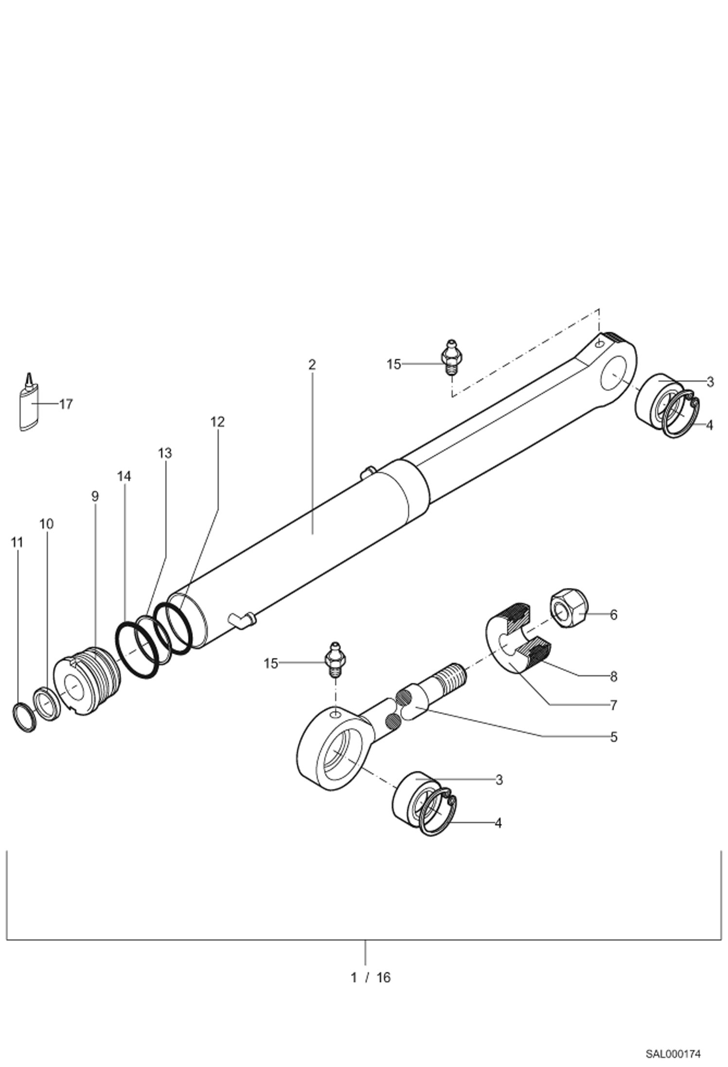 ЦИЛИНДР ОПРОКИДЫВАЮЩЕГО МЕХАНИЗМА