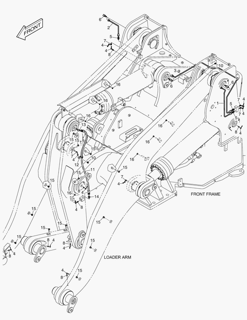 2111 FRONT LUBRICATION PIPING [10063~]