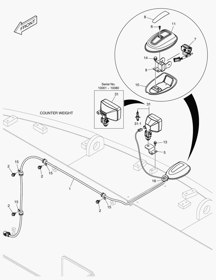 Схема КАМЕРА ЗАДНЕГО ВИДА