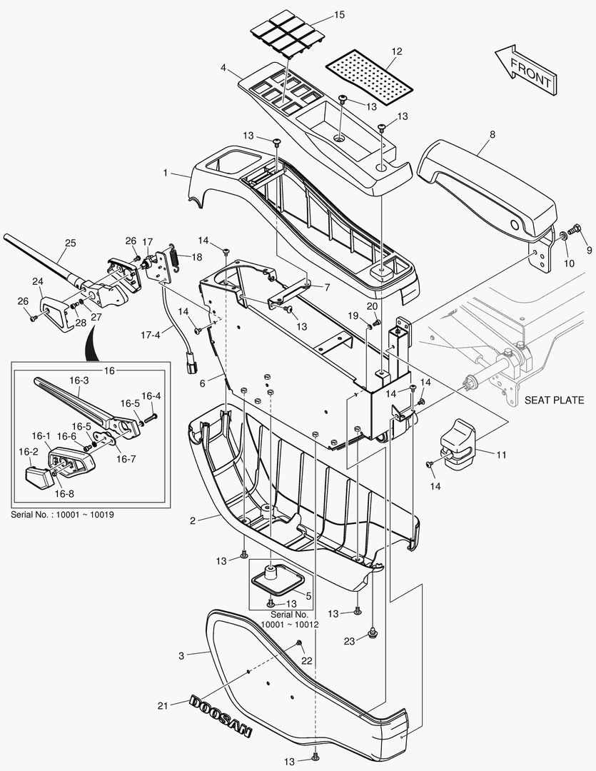 ПУЛЬТ УПРАВЛЕНИЯ - ЛЕВОСТОРОННИЙ