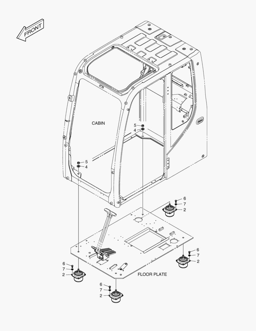 УСТАНОВКА КАБИНЫ