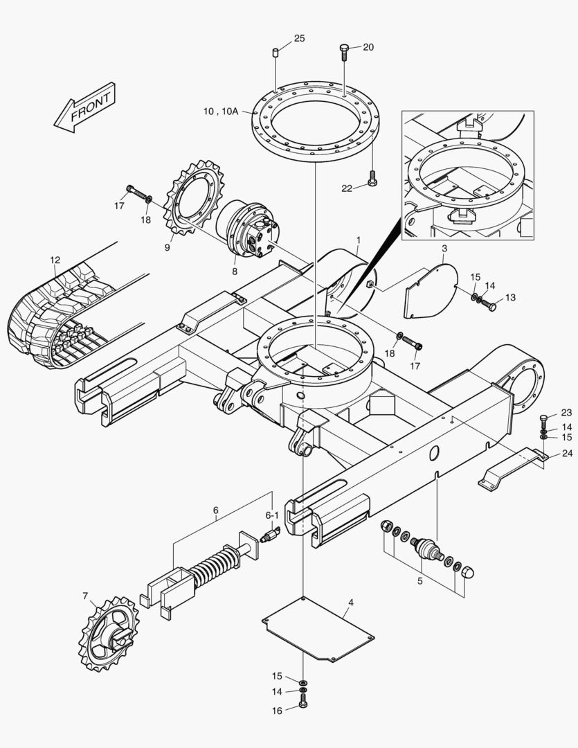 РАМА ГУСЕНИЦЫ - 1000 мм