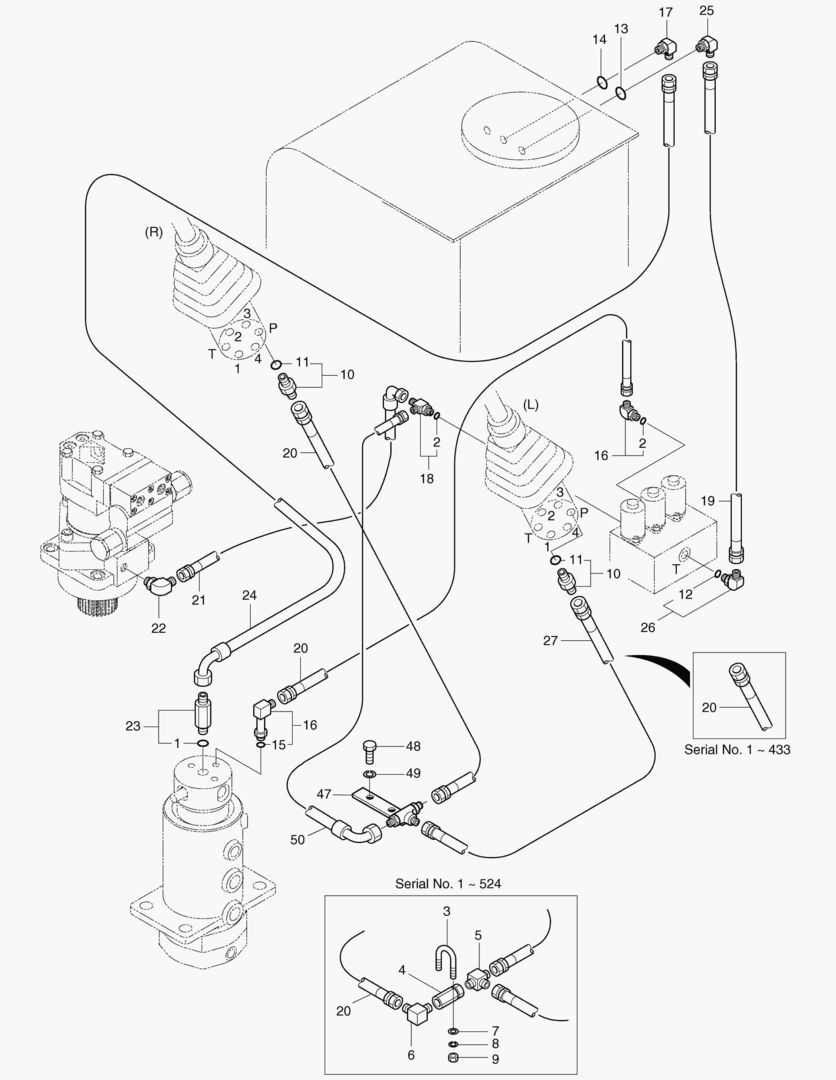 ТРУБОПРОВОД ГИДРАВЛИЧЕСКОЙ СИСТЕМЫ(4)