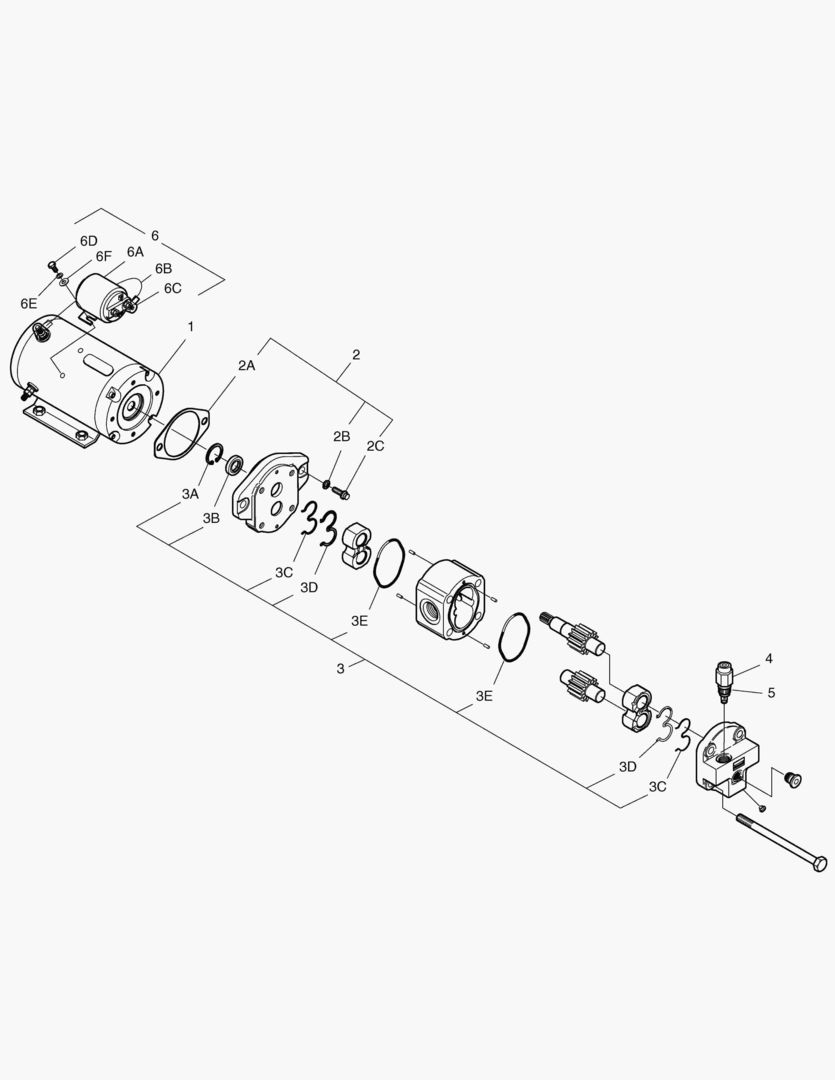 Спецтехника 3500 EMERGENCY STEERING PUMP [5001~5351]
