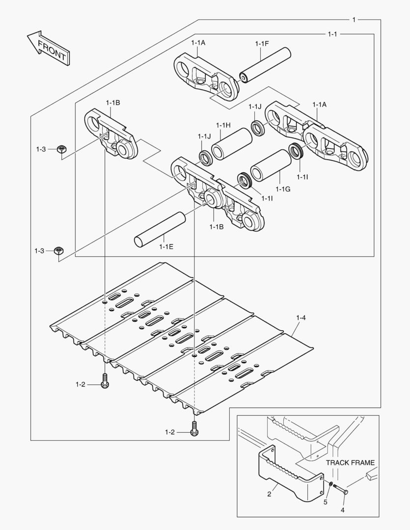 6561 TRACK SHOE - 700G [5697~]