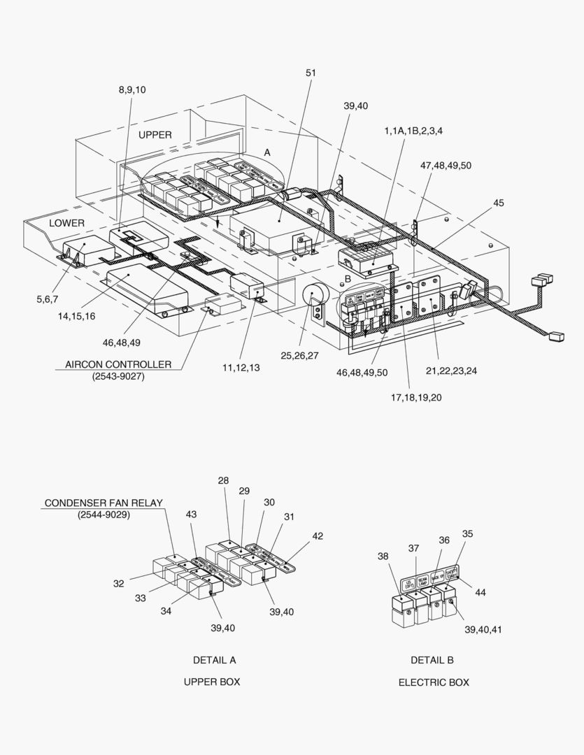 1451 ELECTRIC PARTS(3)-ELECTRIC BOX-DE12T [254~]