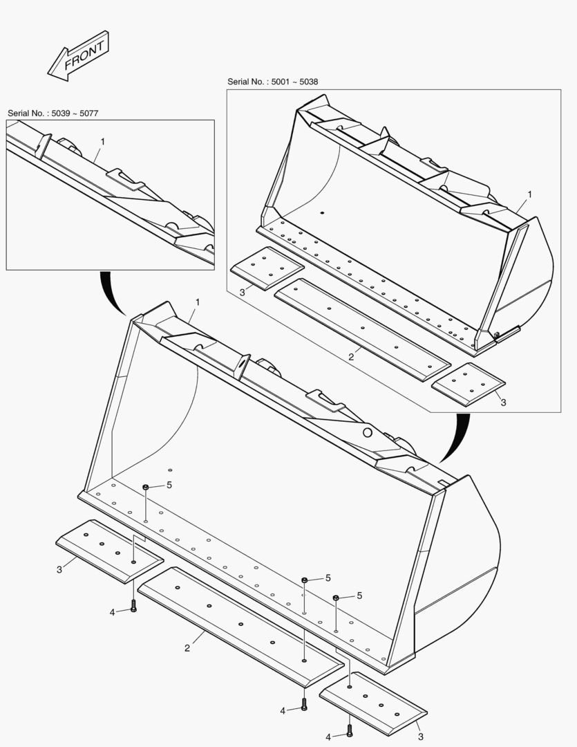 5420 BUCKET-3.9гЋҐ - CUTTING EDGE
